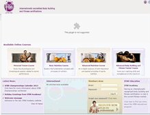 Tablet Screenshot of ifbbeducation.com